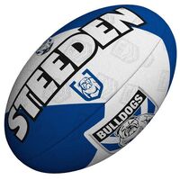 Steeden NRL Supporter Ball Bulldogs Size 5 image