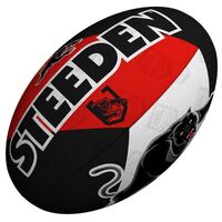 Steeden NRL Supporter Ball Panthers 11 inch Mini Football image