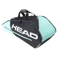 Head Tour Team 6 Racquet Bag - Black & Mint image