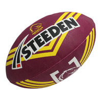 Steeden NRL Supporter Ball 11 Inch - Broncos 2023 image