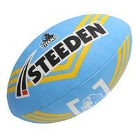 Steeden NRL Supporter Ball 11 Inch - Titans image