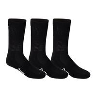 Asics Pace Crew Socks 3 Pack - Black image