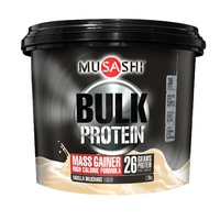 Musashi Bulk Mass Gain Vanilla Milkshake 2.28Kg image