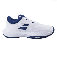 Babolat Mens SXF 4 (Clay) Wide - White/Blue image