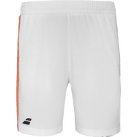 Babolat Boys Play Short - White/Orange image