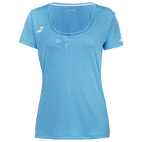 Babolat Girls Play Cap Sleeve Top - Cyan image