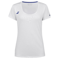 Babolat Girls Play Cap Sleeve Top - White image