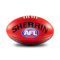 Sherrin AFL Replica Training Ball - Red - Size 3 image