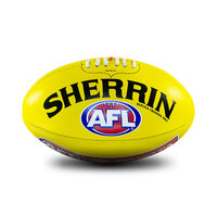 Sherrin AFL Replica Training Ball - Yellow - Size 3 image