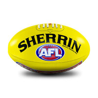 Sherrin AFL Replica Training Ball - Yellow - Size 4 image