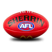 Sherrin AFL Replica Training Ball - Red - Size 5 image