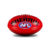 Sherrin AFL Replica Training Ball - Red - Size 5 image