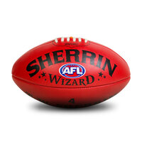 Sherrin Wizard Leather -Red - Size 4 image