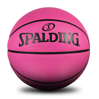 Spalding Fluro Pink Basketball Size 5 image