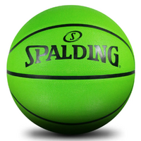Spalding Fluro Green Basketball Size 6 image