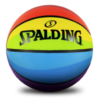 Spalding Rainbow Outdoor Basketball Size 7 image