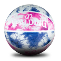 Spalding Tie Dye Pink/Blue Outdoor Basketball - Size 6 image