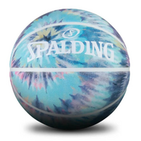 Spalding Spiral Dye Turquoise Outdoor Basketball - Size 6 image