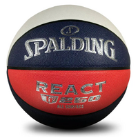 Spalding TF-250 React Basketball Red/White/Blue - Size 6 image