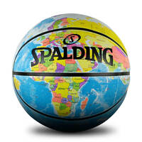 Spalding World Map Outdoor Basketball - Size 6 image