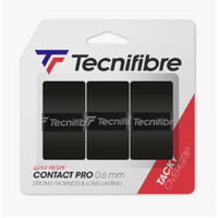 Tecnifibre Contact Pro Overgrips Black (3 Pack) image