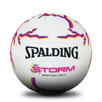 Spalding Storm Match Netball Pink & Purple Size 5 image