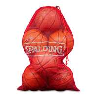 Spalding 7 Ball  Mesh Bag -Red image