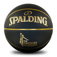 Spalding Original Game Ball Black/Gold - Size 6 image