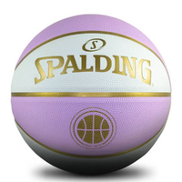 Spalding Original Game Ball Purple/White Outdoor - Size 6 image