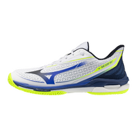Mizuno Mens Wave Exceed Tour (AC) - White/Blue/Yellow image