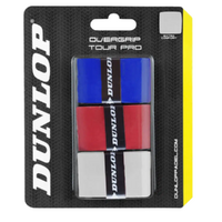 Dunlop Tour Pro 3 Pack Padel Overgrips - Mixed Colours image