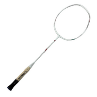 Mizuno Acrospeed 1 Drive Badminton Racquet -White/Red (Made in Japan) image