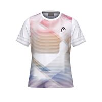 Head Girls Tie-Break II T-Shirt - Light Blue/Print Vision image