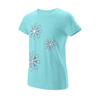 Wilson Girls Floret Tech Tee Island Paradise image