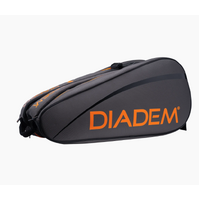 Diadem Tour V3 9 Racquet Bag - Gunmetal/Orange image