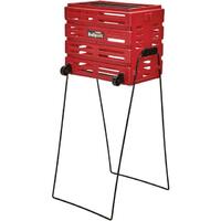 Tourna Ballport Deluxe With Wheels Red - 80 balls image