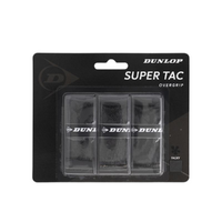 Dunlop Super Tac Overgrip 3pk - Black image
