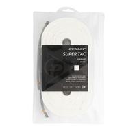 Dunlop Super Tac Overgrip 30pk White image