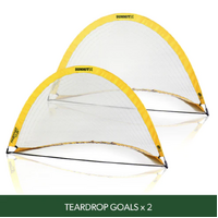 Fastnet Football Australia 2 x Pop-Up Soccer Goals 2m x 1m image
