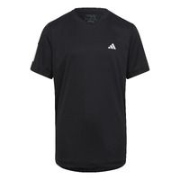 Adidas Boys Club 3 Stripe Tee - Black/White image