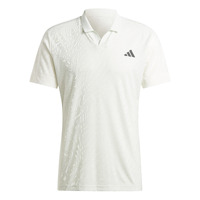 Adidas Mens Freelift Polo - White/Crystal Jade image