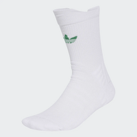 Adidas Tennis Crew Socks - Vintage Green Strips Logo image
