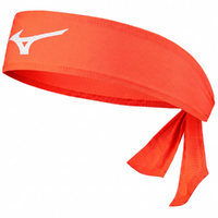 Mizuno Tie on Headband - Lava Orange image