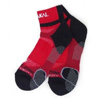 Karakal X4 Ankle Socks - Red/Black image