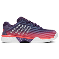 K-Swiss Junior Hypercourt Express 2 AC - Purple/White/Hot Coral image