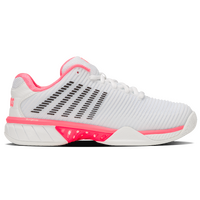 K-Swiss Womens Hypercourt Express 2 AC - White/Neon Pink/Black image