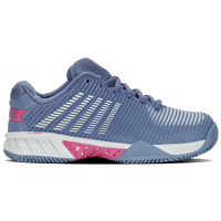 K-Swiss Womens Hypercourt Express HB(Clay) - Infinity/Blue Blush/Carmine Rose image