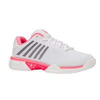 K-Swiss Womens Hypercourt Express 2 AC Wide - White/Neon Pink/Black image