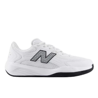 New Balance Mens (2E) 696 V7 (HC) Tennis Shoes - White/Black image