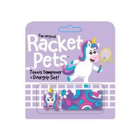 Racket Pets Dampener + Overgrip Set Unicorn image